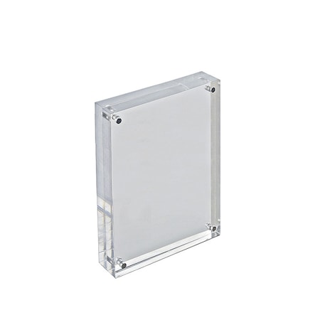 Azar Displays 5" x 7" Vertical/Horizontal Acrylic Block Frame 104434